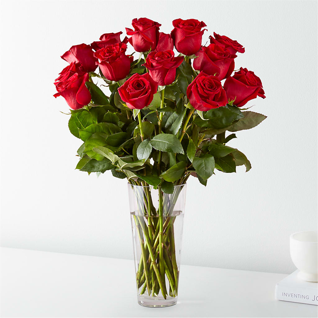 Long Stem Red Rose Bouquet – Cheapflowers.com, Tontitown AR