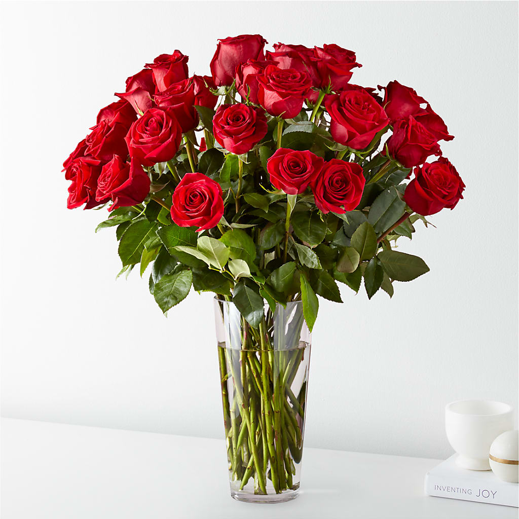 Long Stem Red Rose Bouquet – Cheapflowers.com, Tontitown AR
