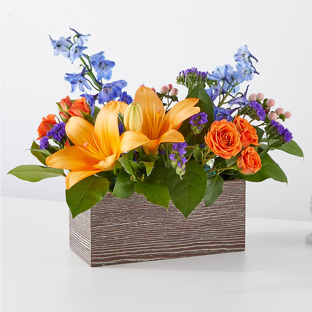 Radiant Citrus Box Bouquet – Cheapflowers.com, Tontitown AR