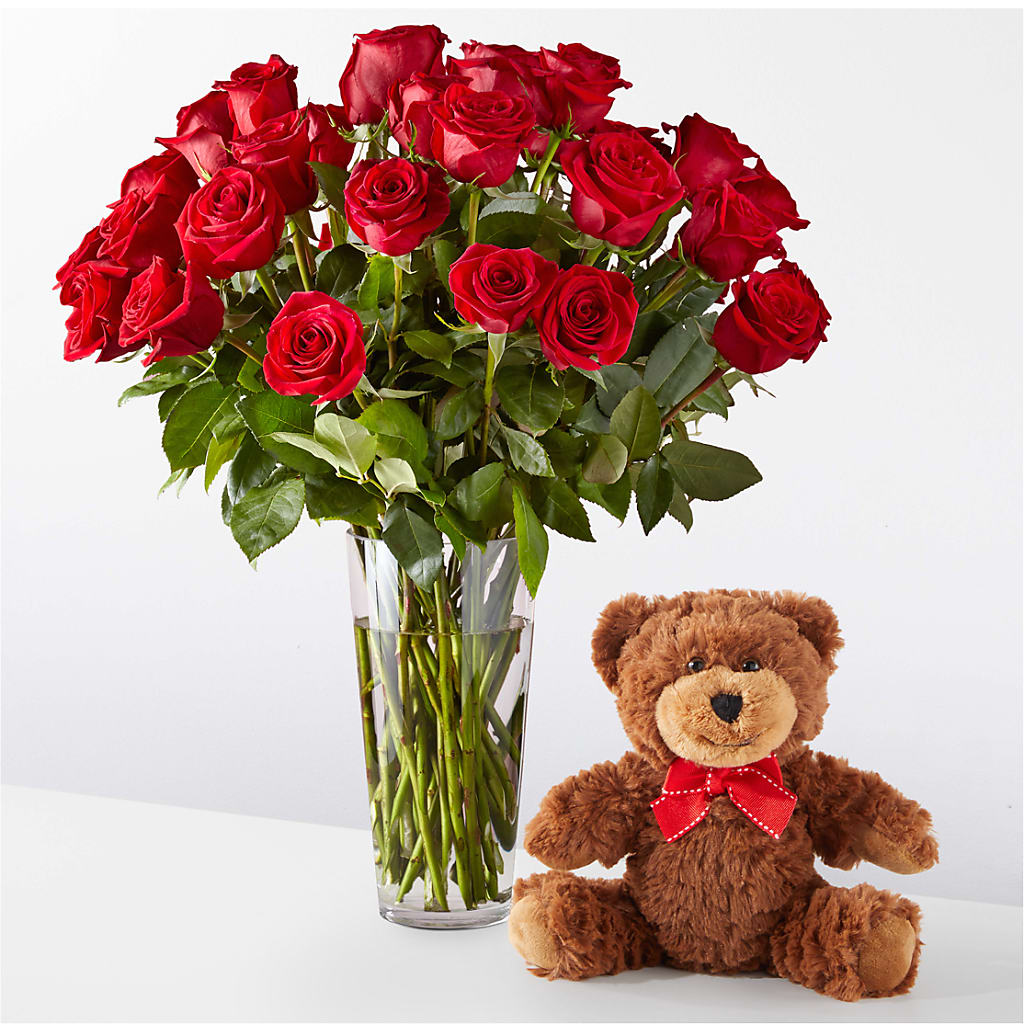 Romantic Long Stem Red Rose Bouquet Bundles – Cheapflowers.com, Tontitown AR