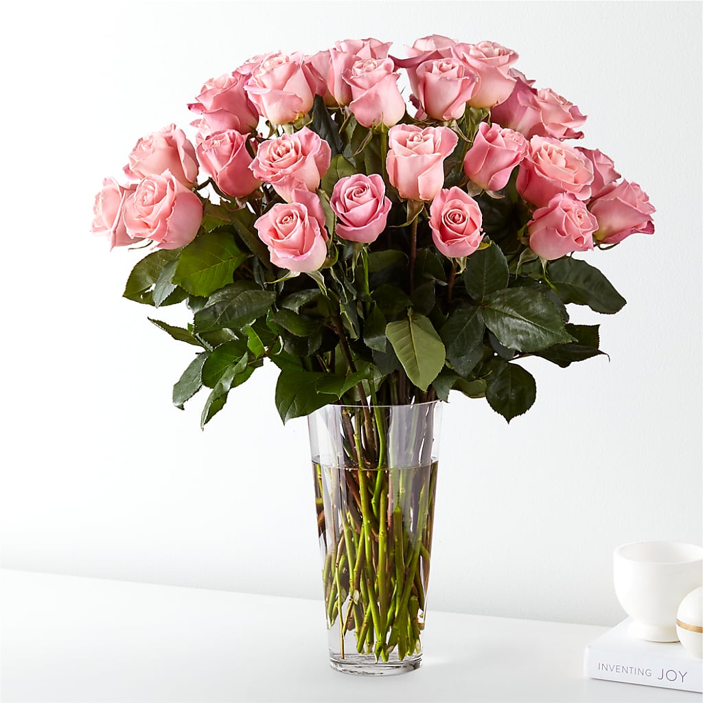 Long Stem Pink Rose Bouquet – Cheapflowers.com, Tontitown AR