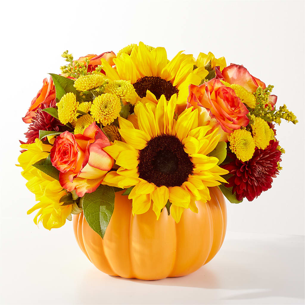 Golden Gourd Pumpkin Bouquet – Cheapflowers.com, Tontitown AR
