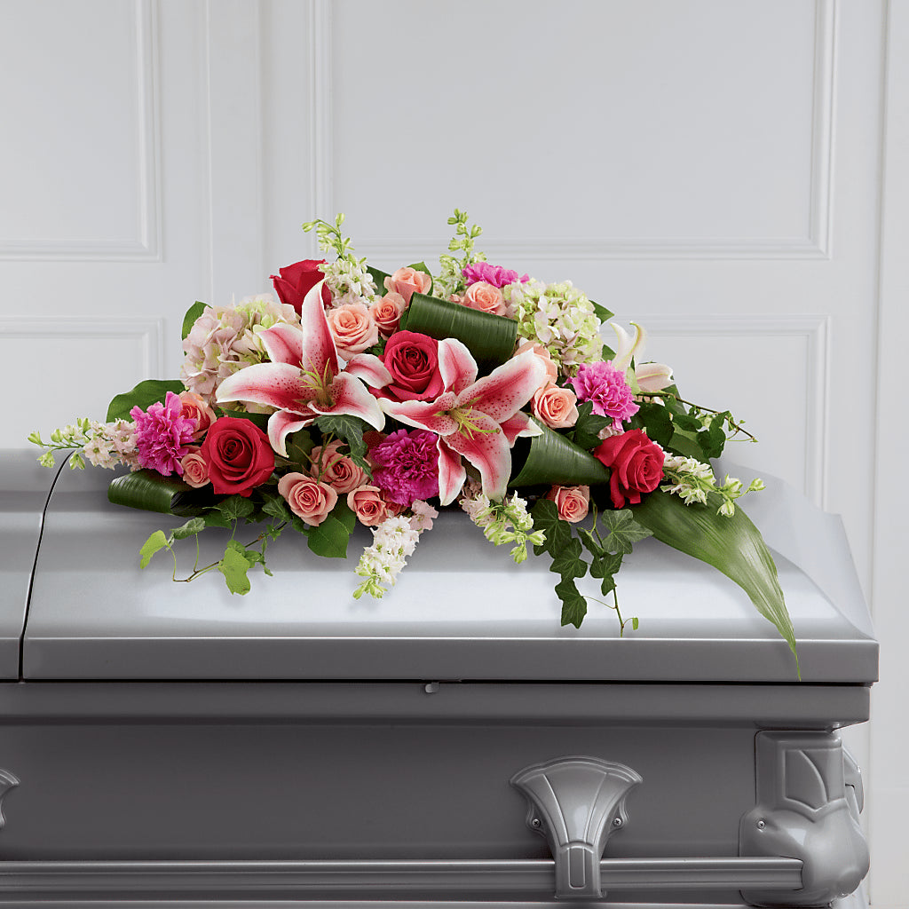 Splendid Grace Casket Spray – Cheapflowers.com, Tontitown AR