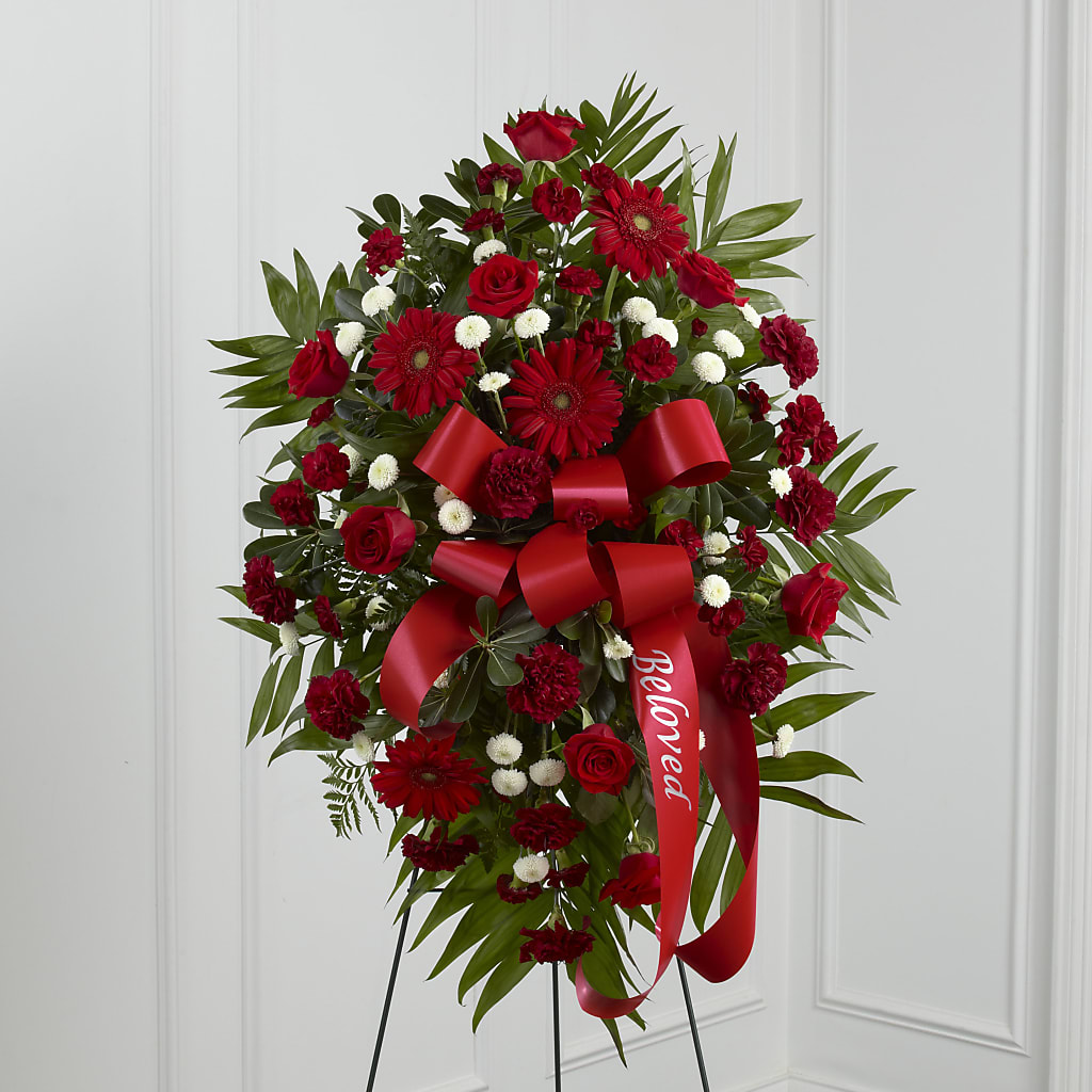 Treasured Memories Standing Spray – Cheapflowers.com, Tontitown AR