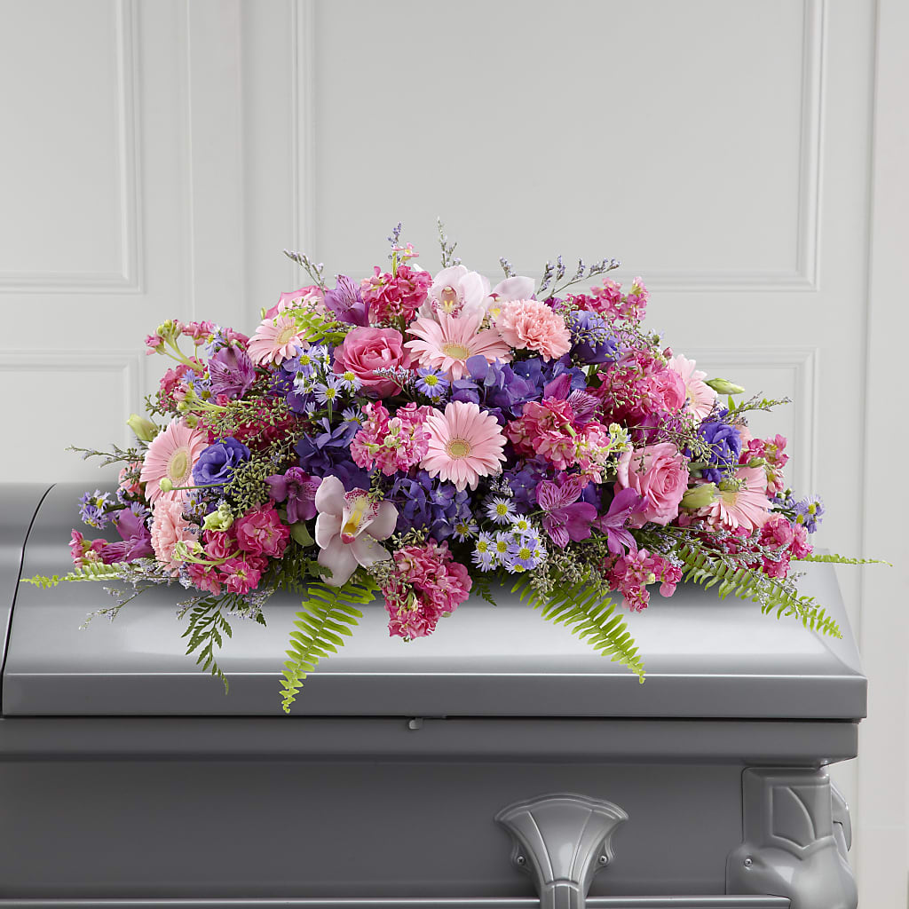 Glorious Garden Casket Spray – Cheapflowers.com, Tontitown AR