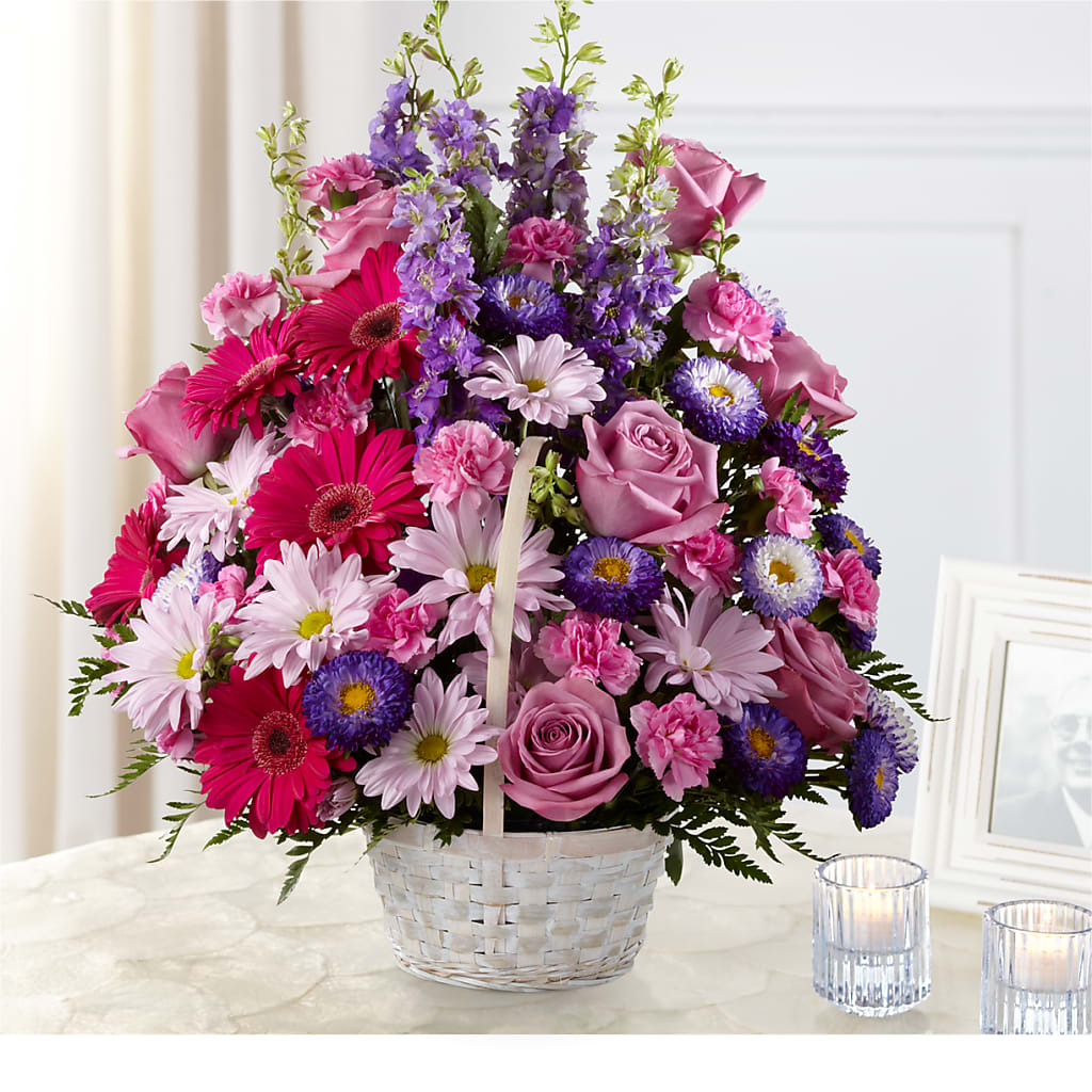 Pastel Peace Basket – Cheapflowers.com, Tontitown AR
