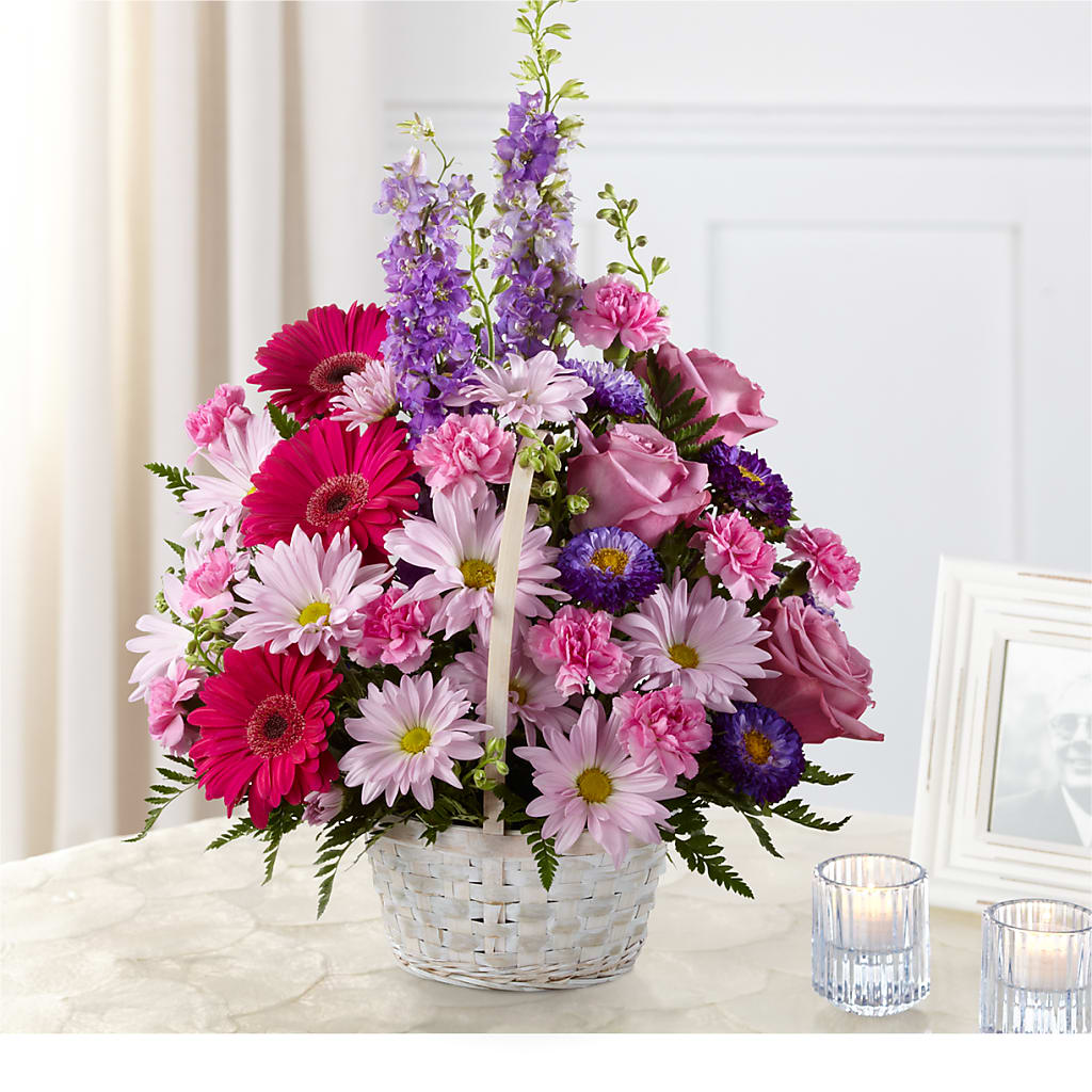 Pastel Peace Basket – Cheapflowers.com, Tontitown AR