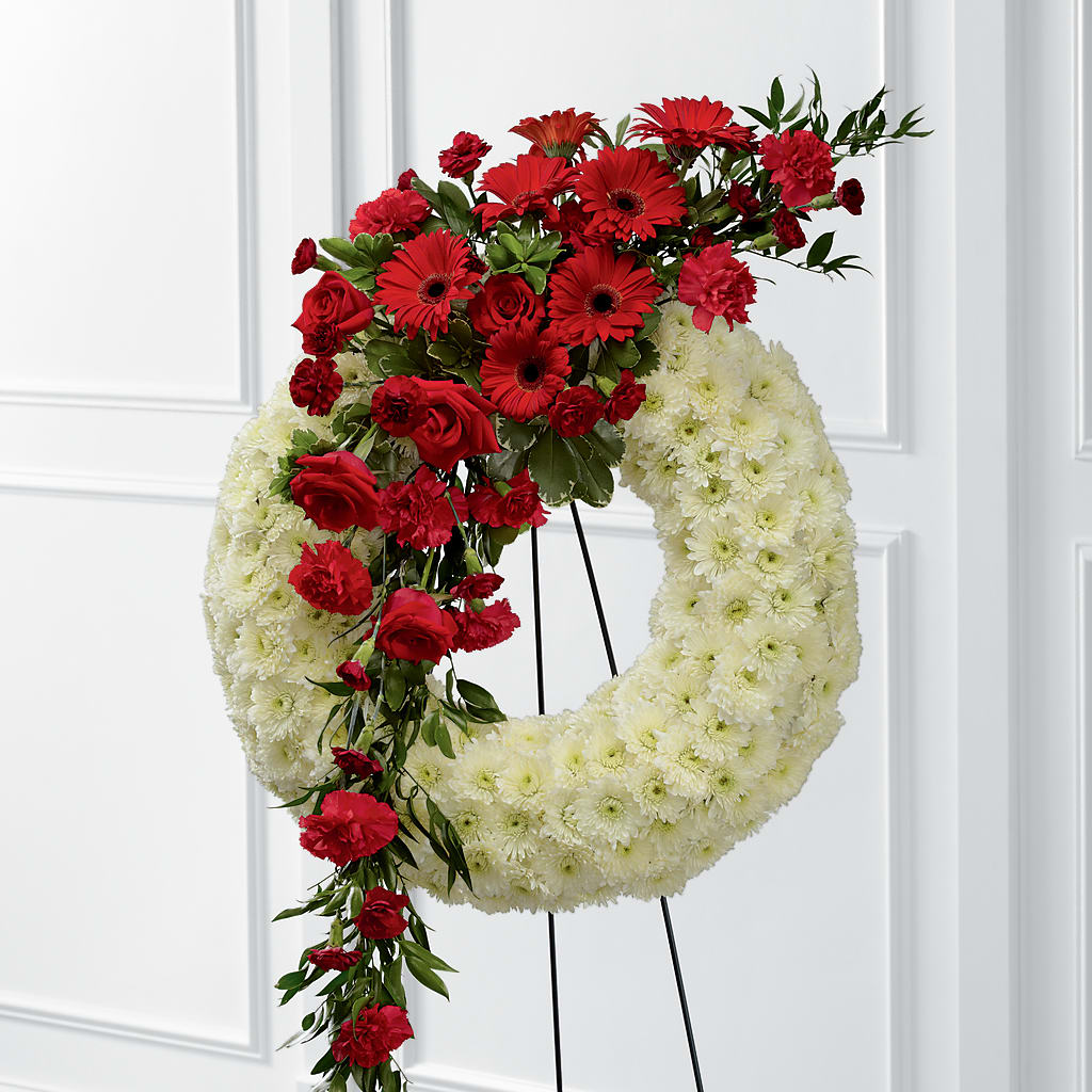 Graceful Tribute Wreath – Cheapflowers.com, Tontitown AR