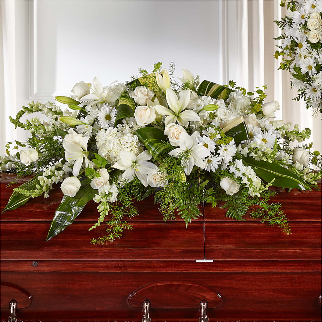 Abundance Casket Spray – Cheapflowers.com, Tontitown AR