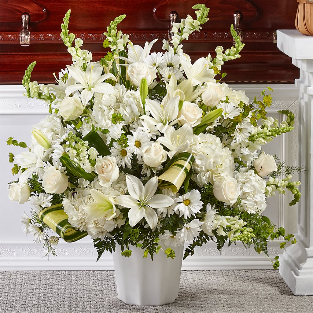 Thoughts of Tranquility Floor Basket – Cheapflowers.com, Tontitown AR