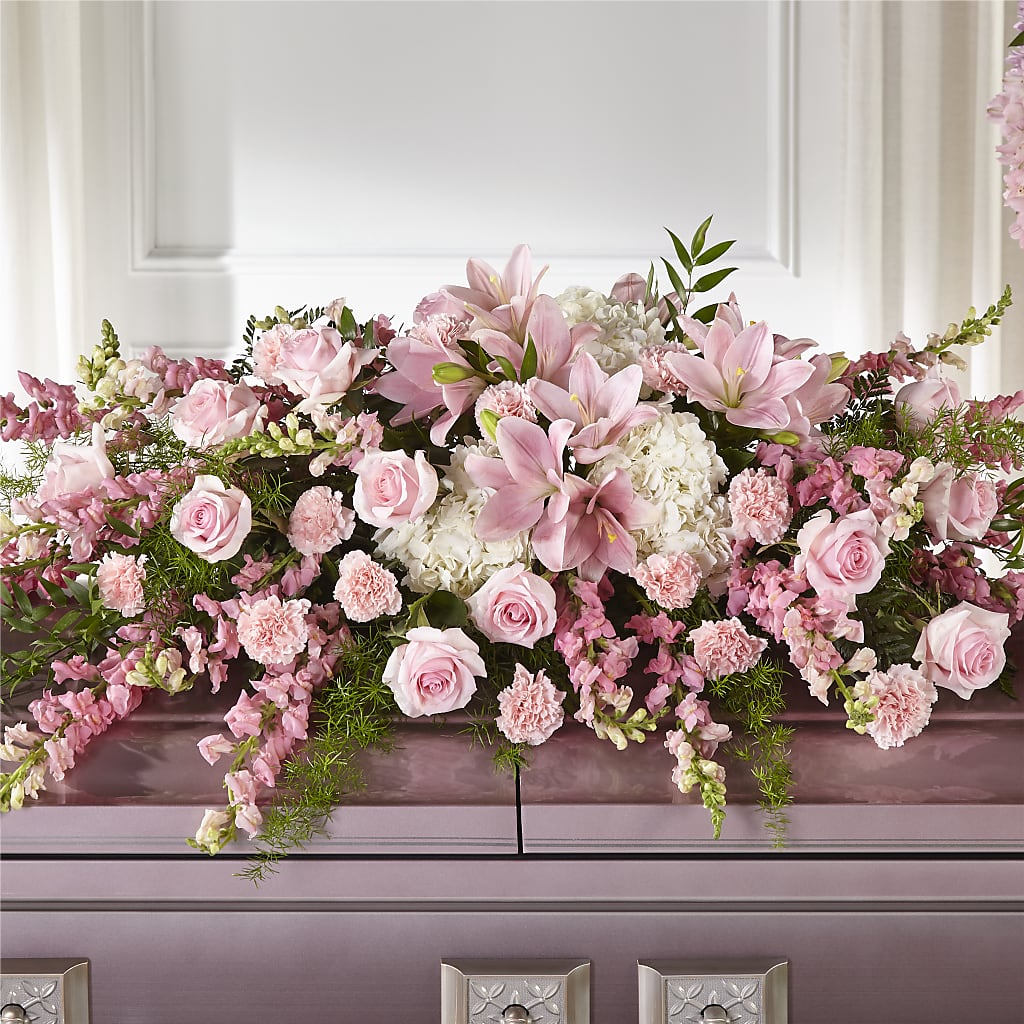 Life & Remembrance Casket Spray – Cheapflowers.com, Tontitown AR