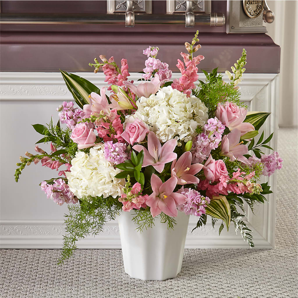 Simply Serene Floor Basket – Cheapflowers.com, Tontitown AR