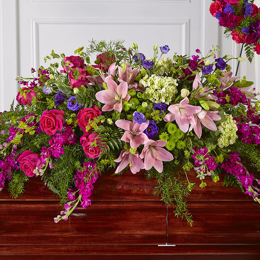 Radiant Tribute Casket Spray – Cheapflowers.com, Tontitown AR
