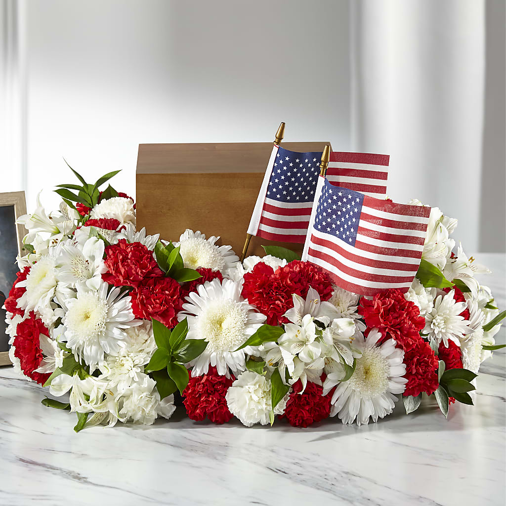 Spirit of Patriotism Cremation Adornment – Cheapflowers.com, Tontitown AR