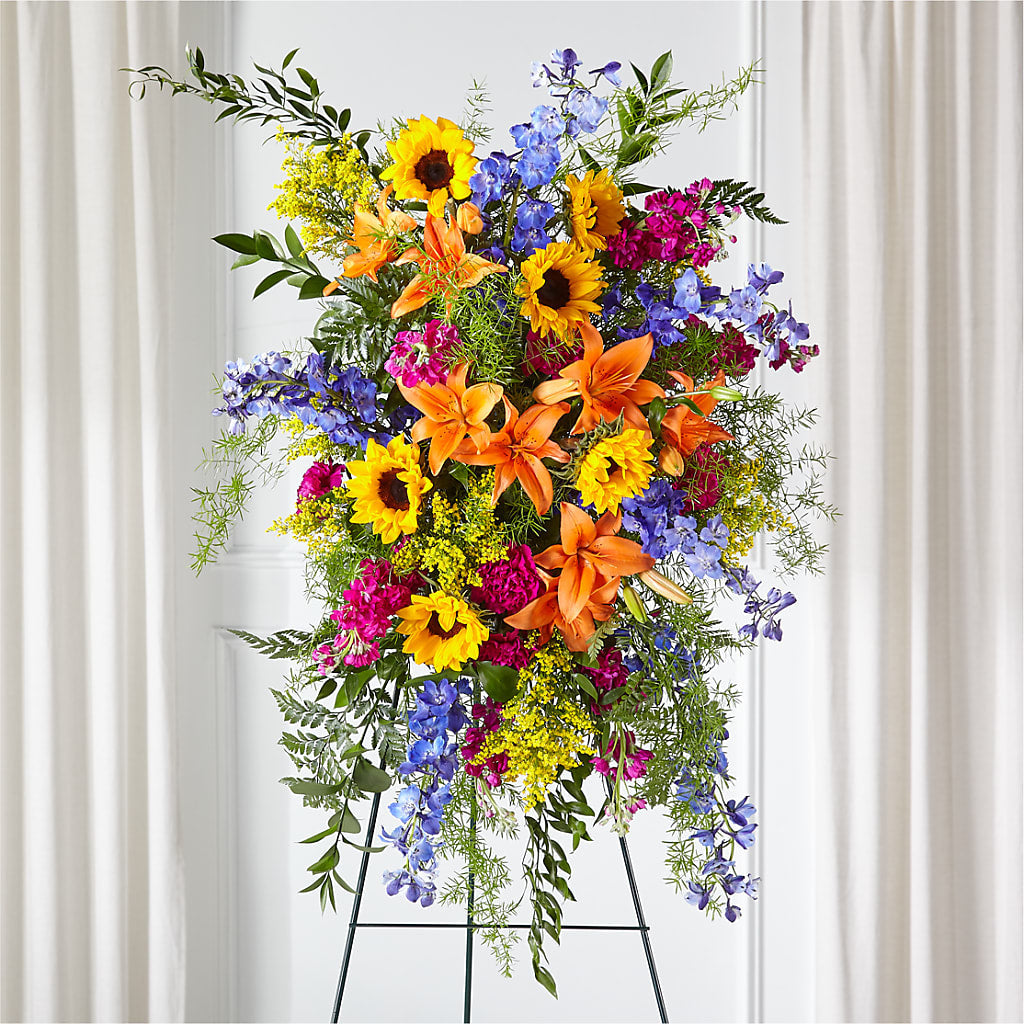 Sunlit Memories Standing Spray (Standard) – Cheapflowers.com, Tontitown AR