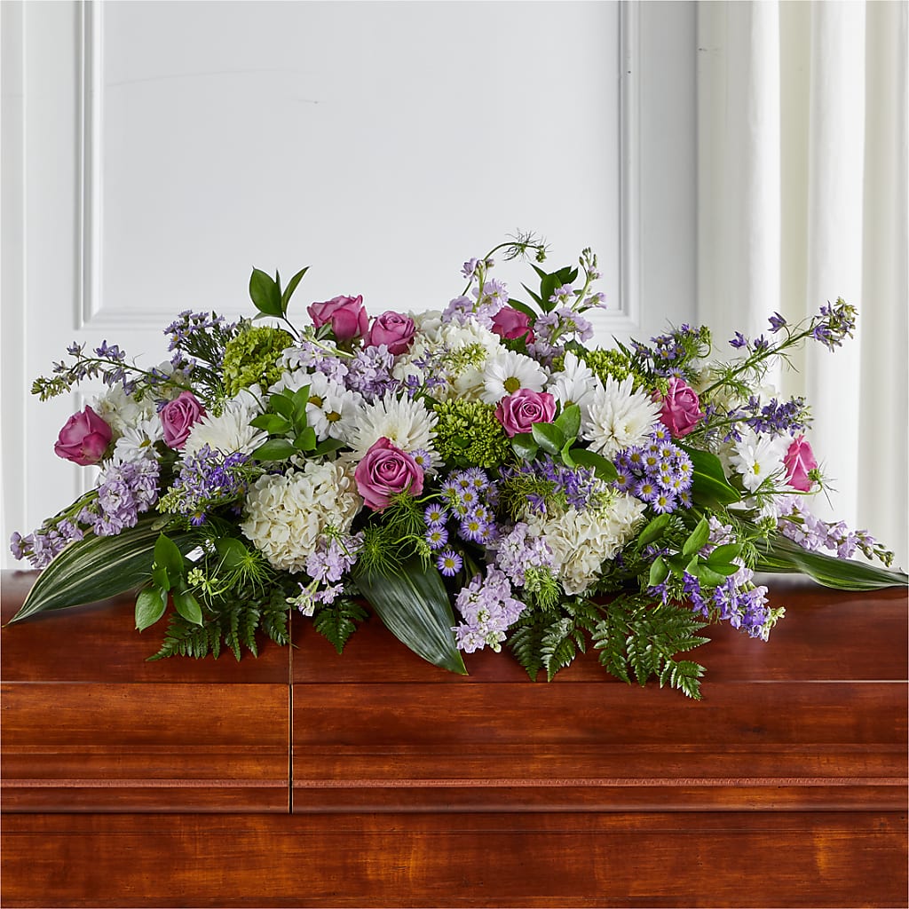 Meadows of Serenity Casket Spray – Cheapflowers.com, Tontitown AR