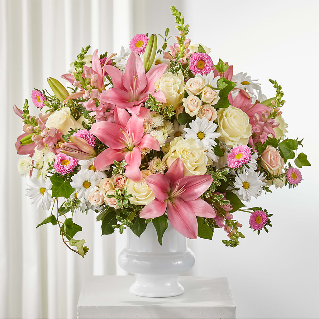 Empathetic Blooms Urn Arrangement – Cheapflowers.com, Tontitown AR