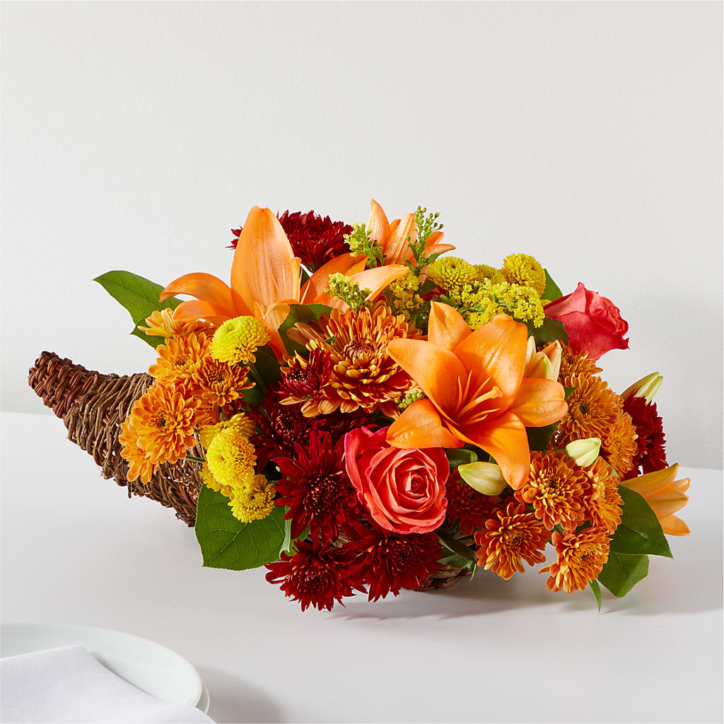 Bouquet of Blessings Cornucopia – Cheapflowers.com, Tontitown AR