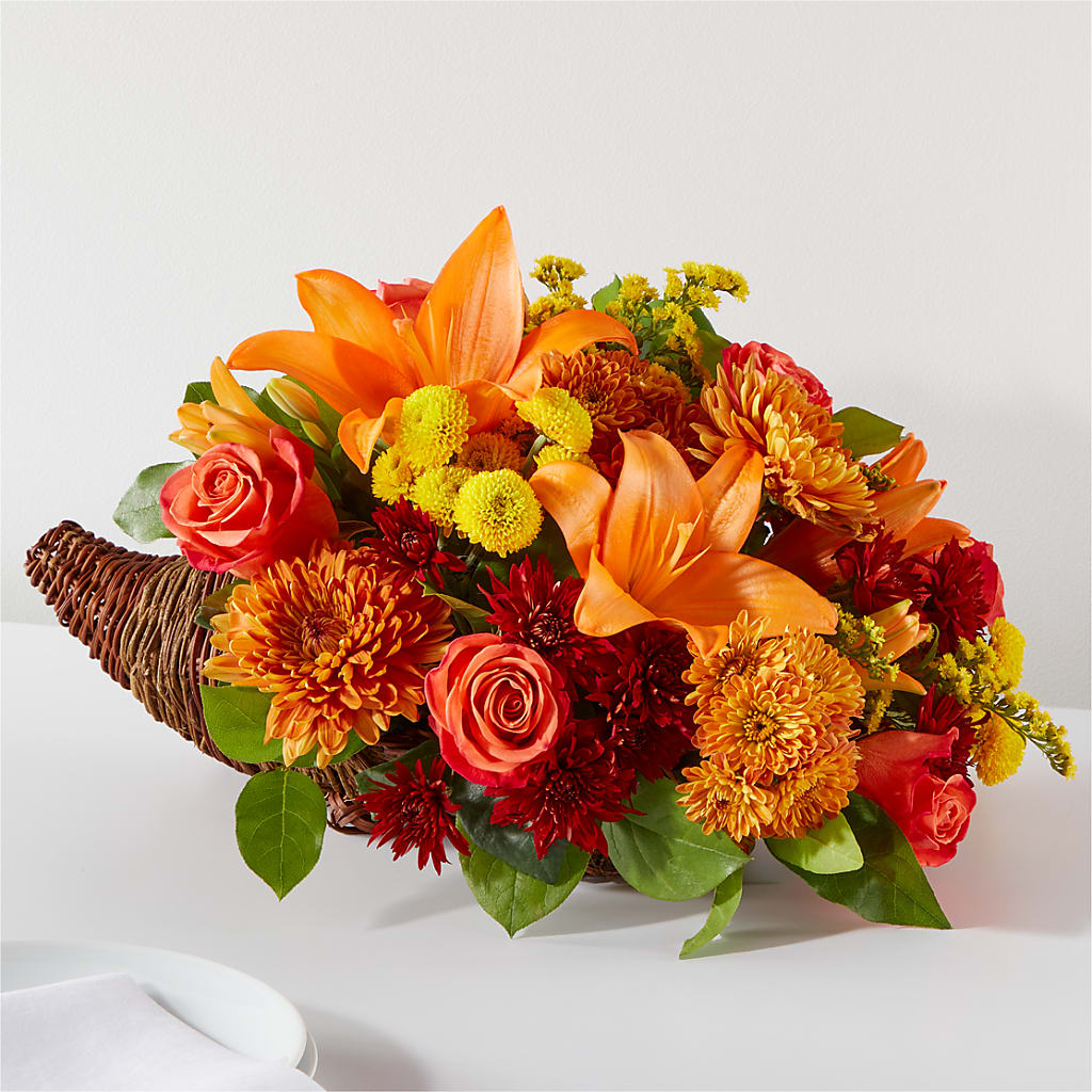 Bouquet of Blessings Cornucopia – Cheapflowers.com, Tontitown AR