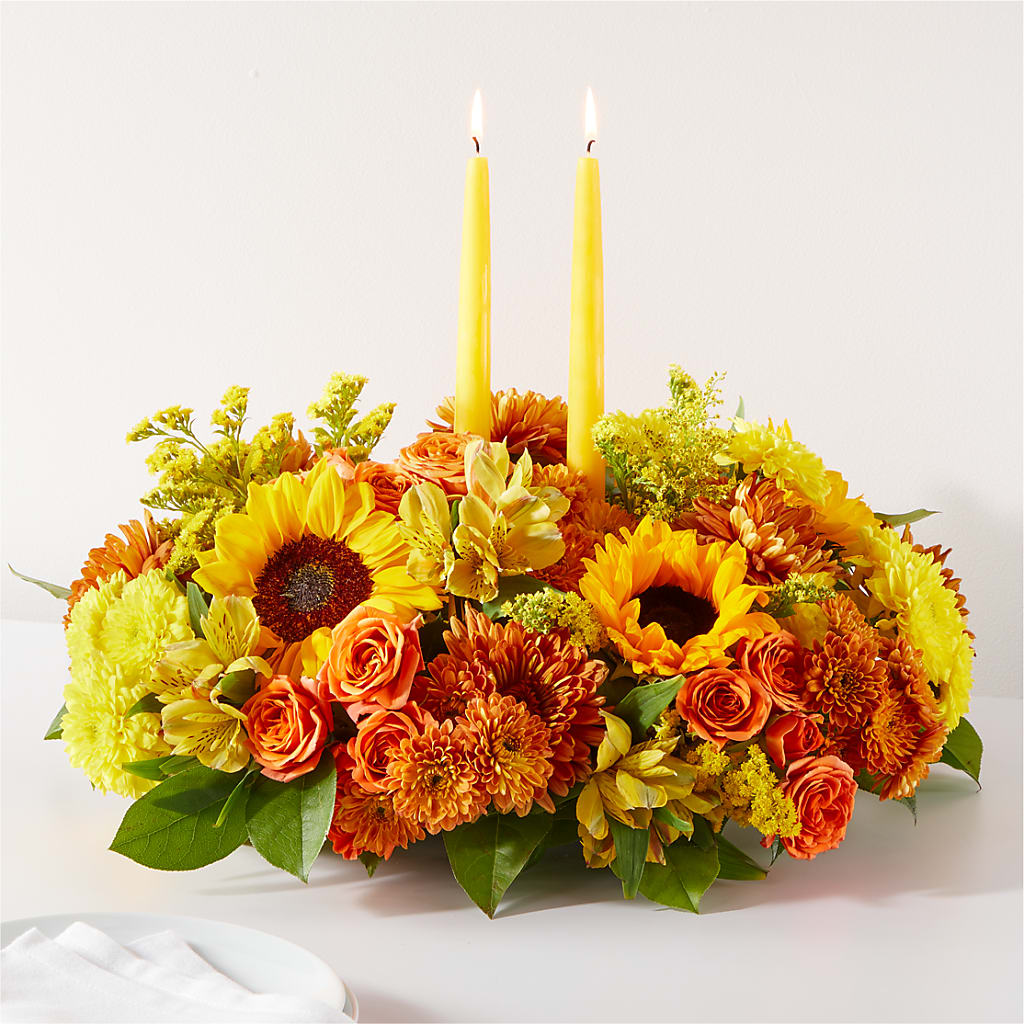 Autumn Harmony Centerpiece – Cheapflowers.com, Tontitown AR