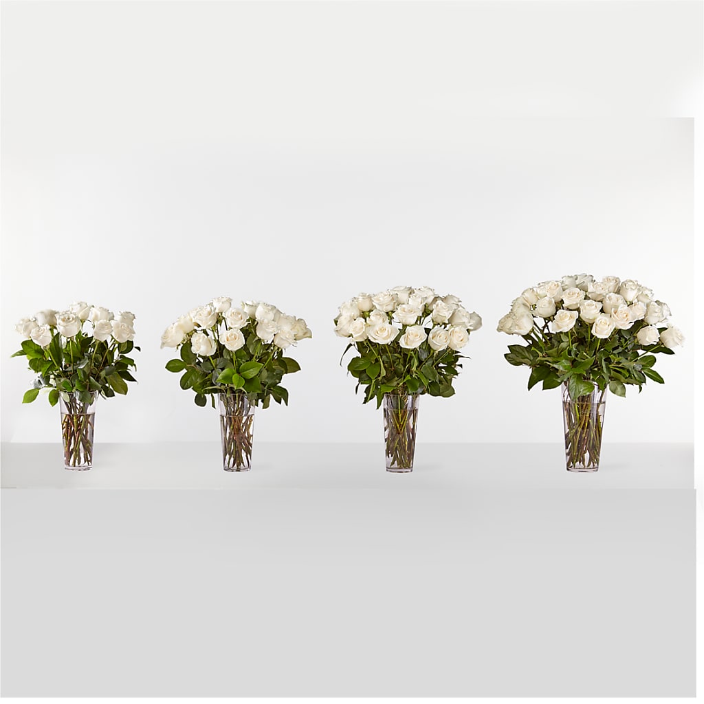 Long Stem White Rose Bouquet –  Cheapflowers.com, Tontitown AR