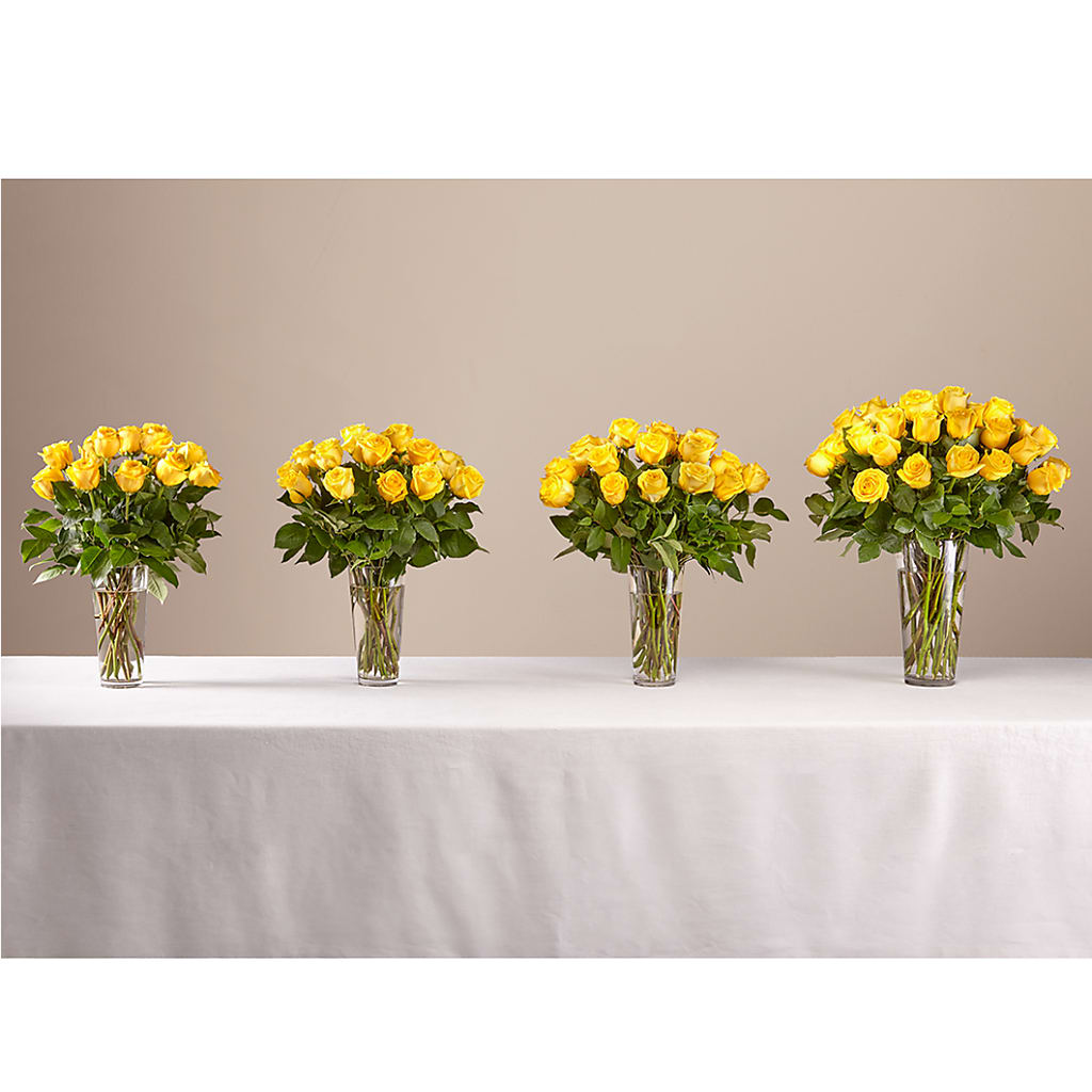 Long Stem Yellow Rose Bouquet –  Cheapflowers.com, Tontitown AR