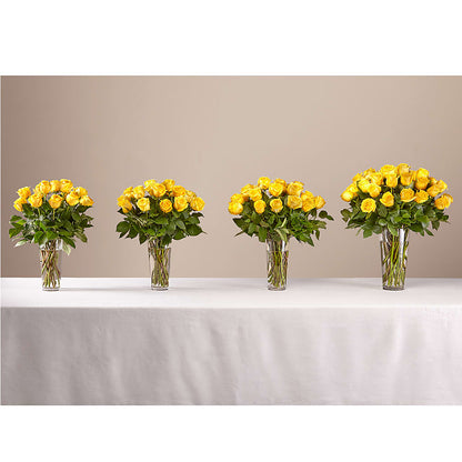 Long Stem Yellow Rose Bouquet –  Cheapflowers.com, Tontitown AR