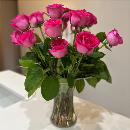 Long Stem Pink Rose Bouquet –  Cheapflowers.com, Tontitown AR