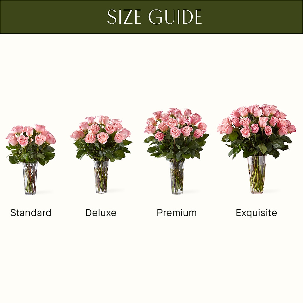Long Stem Pink Rose Bouquet –  Cheapflowers.com, Tontitown AR