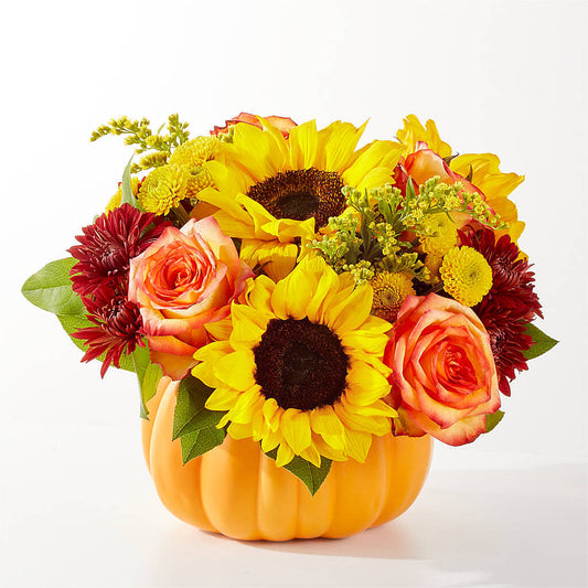 Golden Gourd Pumpkin Bouquet –  Cheapflowers.com, Tontitown AR
