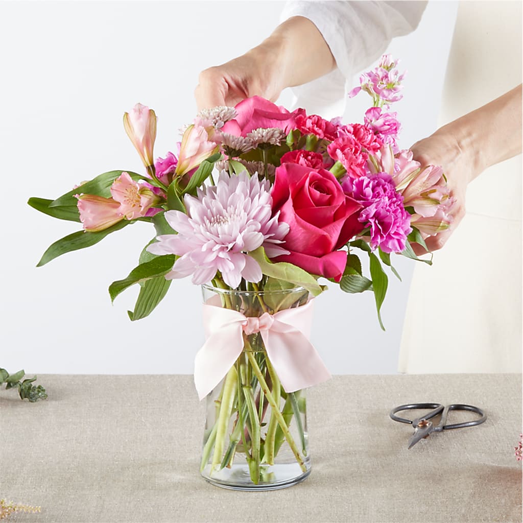 Pink Ribbon - A Florist Original –  Cheapflowers.com, Tontitown AR