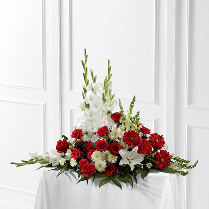 Crimson & White Arrangement –  Cheapflowers.com, Tontitown AR