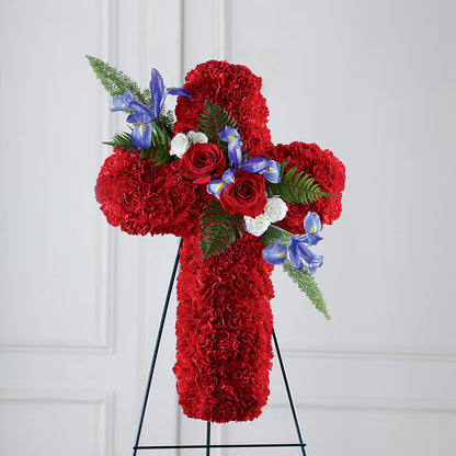 Faithful Hero Floral Cross –  Cheapflowers.com, Tontitown AR