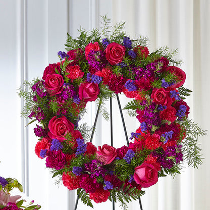 Calming Colors Wreath –  Cheapflowers.com, Tontitown AR