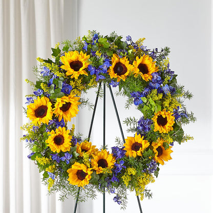 Bright Rays Wreath –  Cheapflowers.com, Tontitown AR