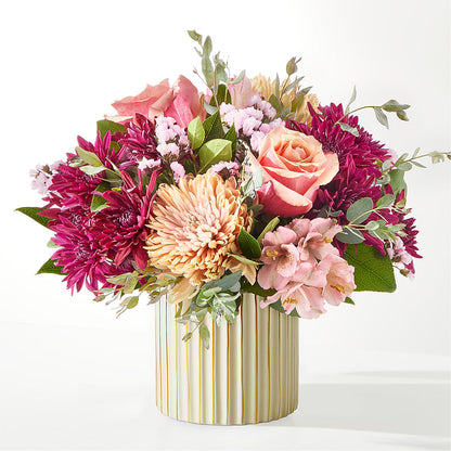 Berry Cobbler Bouquet with Ivory Vase –  Cheapflowers.com, Tontitown AR