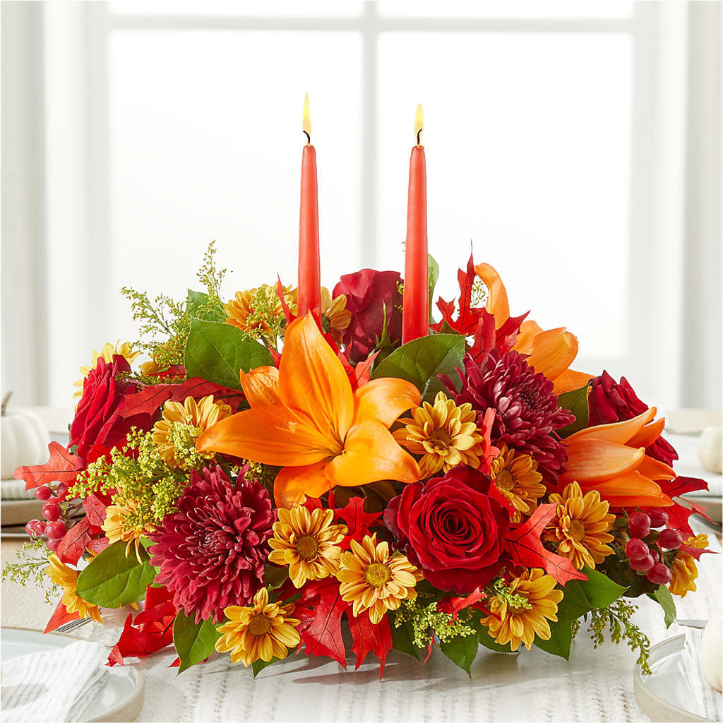 Autumn's Embrace Centerpiece –  Cheapflowers.com, Tontitown AR