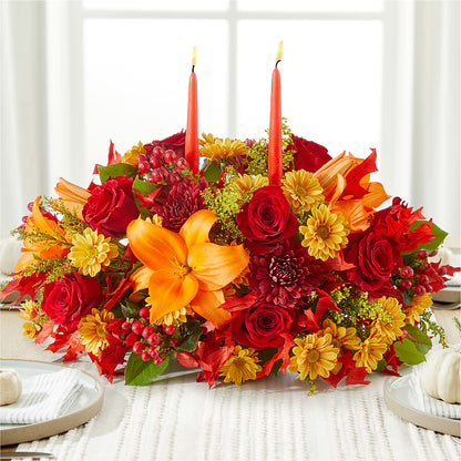 Autumn's Embrace Centerpiece –  Cheapflowers.com, Tontitown AR