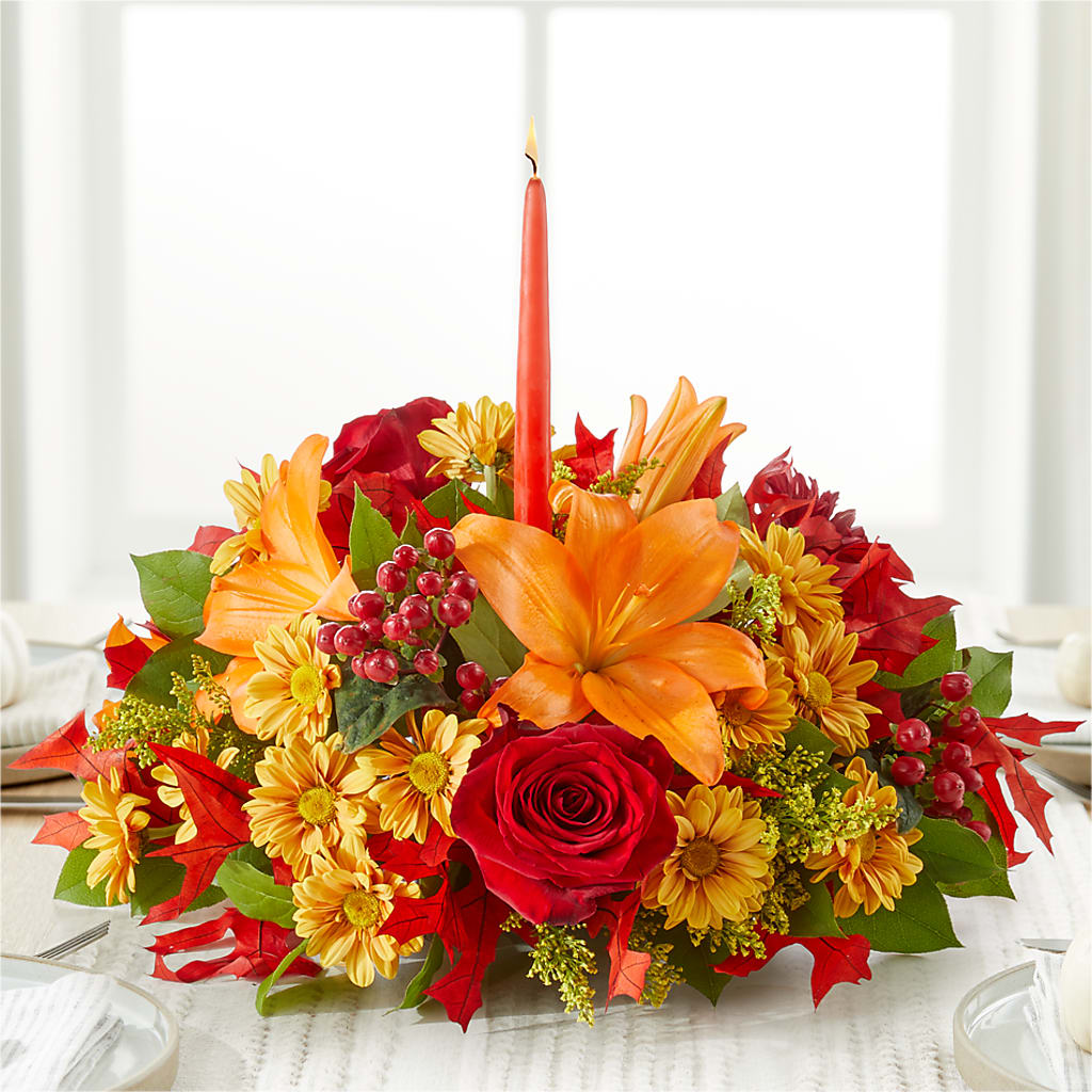 Autumn's Embrace Centerpiece –  Cheapflowers.com, Tontitown AR