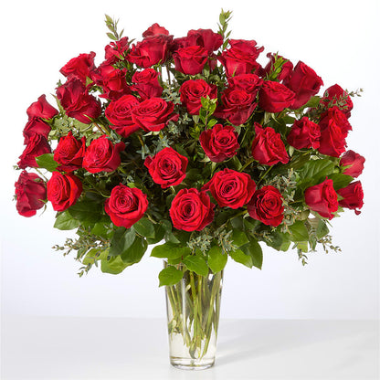 Forever Yours Fifty Stem Red Rose Bouquet –  Cheapflowers.com, Tontitown AR